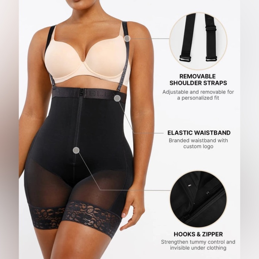 AirSlim® Firm Tummy Compression Shaping Short - XL - Black